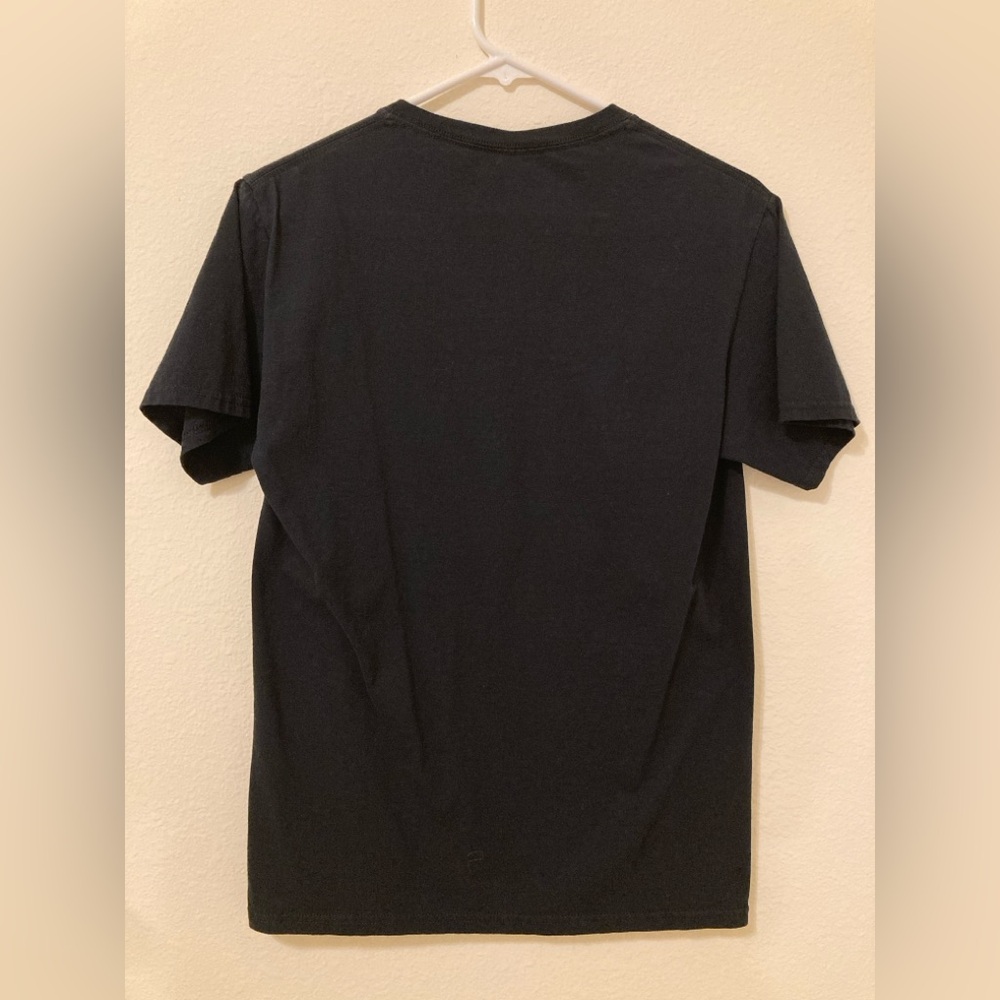 NASA Christmas Graphic T-Shirt Ladies Fit Black Holiday Space Tee Size S - Picture 5 of 5